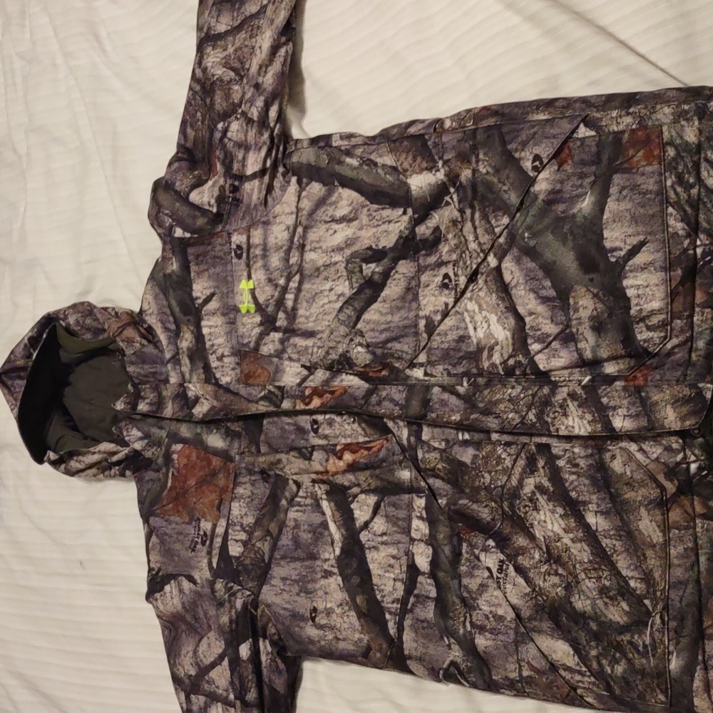 Under armour Mossy oak infrared hood scent control men's hunting jacket